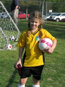 Soccer daughter